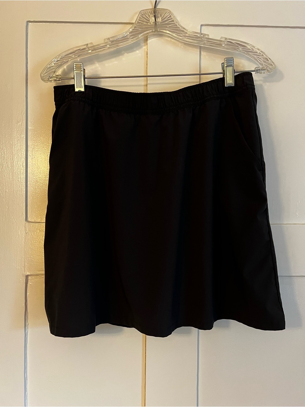 Toad&Co Black Elastic Waist Skort